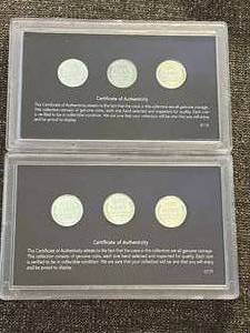 lot 119 image: United States Complete 1943 Steel Penny Mint Mark Collection