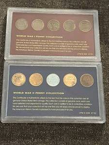 lot 126 image: United States World War 1 and 2 Penny Collection