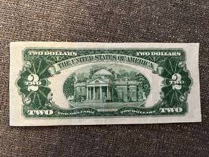 lot 142 image: 1953 A Two Dollar Red Seal Silver Certificate