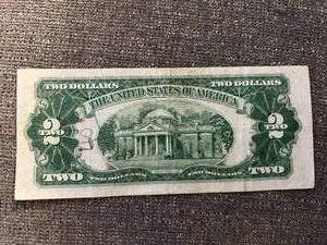 lot 144 image: 1953 A Two Dollar Red Seal Silver Certificate