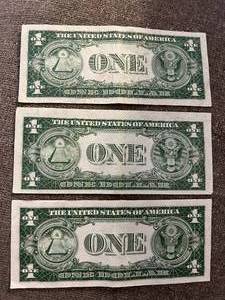 lot 150 image: Mixed Lot of One Dollar Silver Certificate