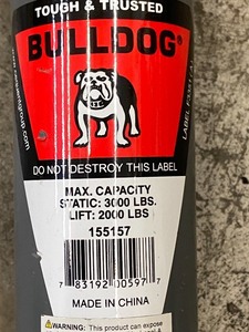 Bulldog A-Frame 2,000# Trailer Jack