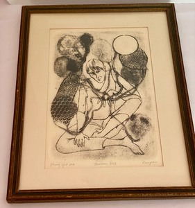 lot 26 image: Artist Proof Etching by Kathy Laughlin