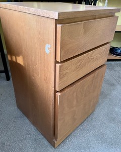 lot 143 image: Wooden File Cabinet