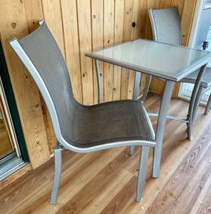 lot 138 image: Patio Table and 2 Chairs