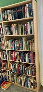 lot 103 image: Blonde Wooden Bookshelf (books not included)