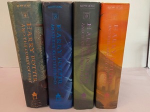 lot 95 image: Four Harry Potter Books Books 4, 5, 6 & 7