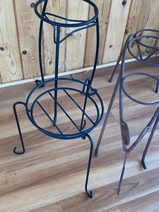 lot 89 image: Three Decorative Plant Stands