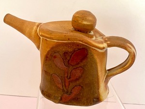 lot 54 image: Fun Decorative Pottery Pitcher w a Beautiful Design