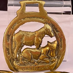 lot 40 image: 13 Vintage Horse Brasses