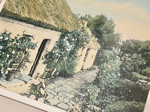 lot 36 image: Framed Wallace Nutting Print Primrose Cottage