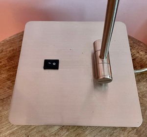 lot 156 image: Marvelous Metal Lamp