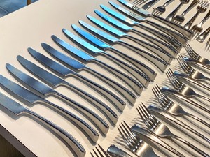 lot 150 image: Zwilling J.A. Henckels Bellasera Flatware 1810