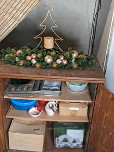 lot 109 image: Cabinet with fold out side from top...