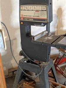 lot 7 image: 12 Craftsman Band saw-Sander. Come...