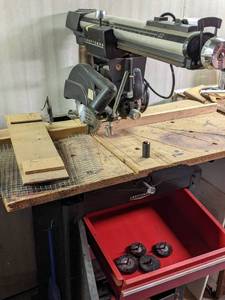 lot 12 image: Craftsman 10 Radial saw attached t...