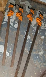 lot 18 image: 2 36 heavy duty woodworking clamps...