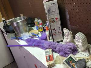 lot 36 image: Contents on top of cabinet, include...