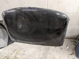 lot 126 image: 1984-1996 Corvette glass top, needs...