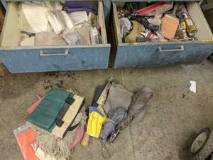 lot 141 image: Contents of 2 drawers, includes cau...