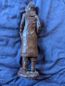lot 171 image: Hand crafted wooden Fisherman...