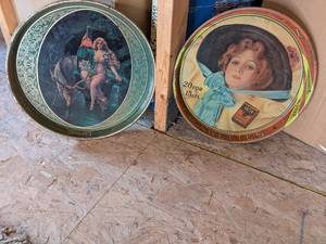 lot 148 image: (2) Vintage Tins Clysmic & Satin ...