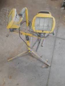 lot 59 image: Workforce dual work light (untested...