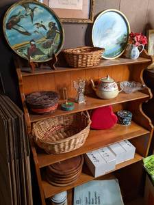 lot 243 image: Bookshelf Full of Contents (32 X 1...