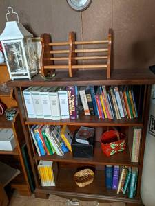 lot 244 image: Bookshelf Full of Contents (38 X 1...