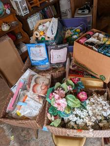 lot 238 image: Multiple Boxes of Crafting, needlep...