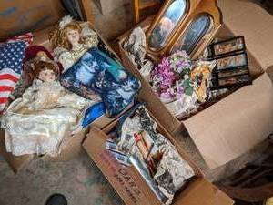 lot 252 image: (3) Boxes of Home Decor and More (...