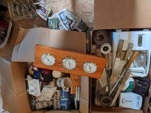 lot 258 image: (2) Boxes of Kitchen Tools and Elec...