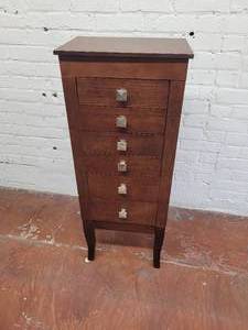 lot 51 image: Floor Standing Jewelry Chest