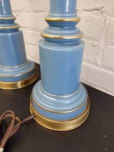 lot 46 image: Vintage Tyndale Lamps Designed by Warren Kessler, pair
