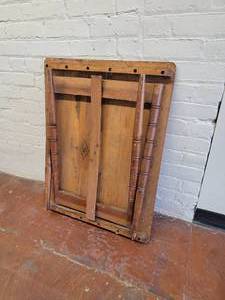 lot 69A image: Antique Carved Legged Folding Table