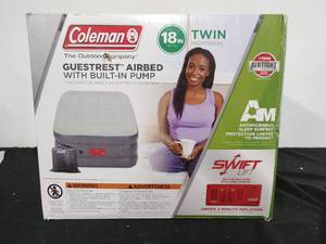 Coleman 18 Twin Guestrest Airbed with Built-In Pump