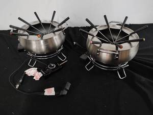 Two Cuisinart Fondue Sets