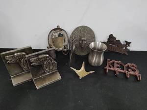 Collection of Metal and Iron Dcor Pieces