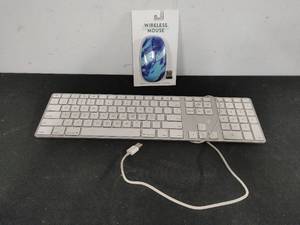 Apple Keyboard and Wireless Mouse