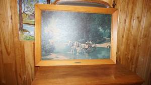 lot 17 image: Framed Picture  (The Big Moment) by Paul Detlefsen