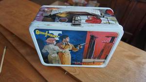 lot 39 image: Metal SECRET AGENT Lunch Pail With Thermos & Cup