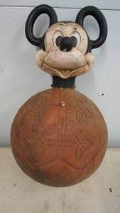 lot 158 image: Hoppity Hop Mickey Mouse Bounce Toy--1970s