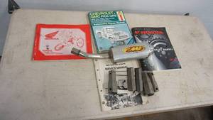 lot 165 image: Four Manuals--2 Honda Ones--1 Chevrolet GMC Pick Up One--1 Kohler Engine Service Manual For Twin Cylinder Engines--Aluminum Natural Finish FMF Racing Powercore 2 Muffler-Silencer
