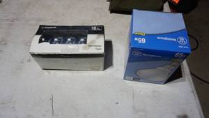 lot 119 image: 10 Pack Premium Pass & Seymour Single Toggle Switches--White---CSB15AC1-WCP4---Westinghouse 65 W Flood Lamp