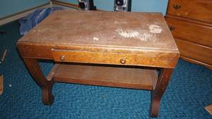 lot 185 image: Antique End Table