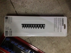 Husky 12 in. Drive Magnetic Socket Rail