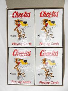 lot 85 image: Box of 12 Vintage 1996 Hoyle Cheetos Chester Cheetah Poker Size Playing Card Decks