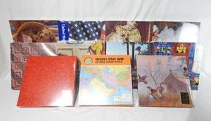 lot 19 image: Case of 12 Assorted Vintage Hoyle 550 Piece Puzzles