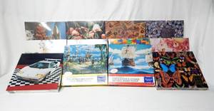 lot 21 image: Case of 12 Assorted Vintage Hoyle 550 Piece Puzzles