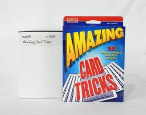 lot 32 image: Case of 12 Vintage 2000 Hoyle Amazing Card Tricks Games